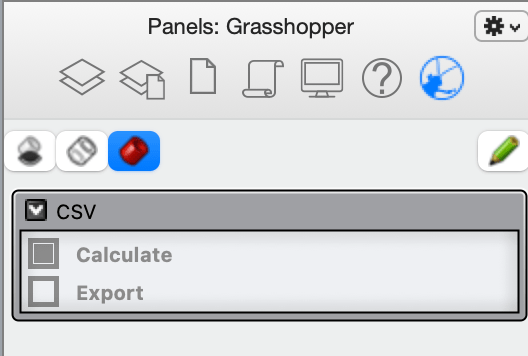 Grasshopper Remote Panel
